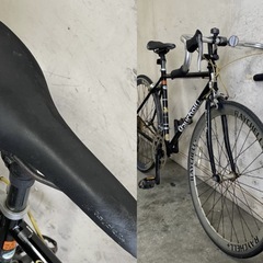 A-138○69□岐阜発　△RAYCHELL / GOLD RAGON / ロードバイク / 2×7変速 / フロントタイヤパンク / ジャンク / 防犯有り / 現状品　R5.3/21□の画像