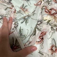 花柄レースパジャマの画像