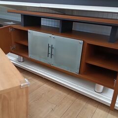 ★リユースのサカイつくば店★TK6660  TV台 ブラウン H57×D44×W120 クリーニング済みの画像