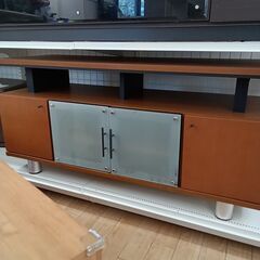 ★リユースのサカイつくば店★TK6660  TV台 ブラウン H57×D44×W120 クリーニング済みの画像