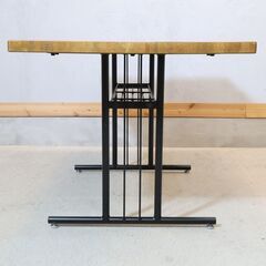 CRASH GATE(クラッシュゲート)/ノットアンティークスのGRID Ⅱ(グリッド2)　オーク無垢材 ダイニングテーブルです。ブルックリンスタイルなど男前インテリアにおススメのLDテーブル♪の画像