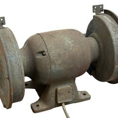 ◯動作品 日立工機 両頭グラインダー 卓上 ベンチグラインダー 255mm 三相200V 0.75kW HITACHI R10-S 50/60Hz プロ用 ジモティ姫路の画像