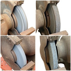 ◯動作品 日立工機 両頭グラインダー 卓上 ベンチグラインダー 255mm 三相200V 0.75kW HITACHI R10-S 50/60Hz プロ用 ジモティ姫路の画像