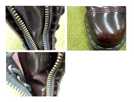 Dr.Martens Front ZIP Sinclair ジャングルブーツ UK5(24cm) チェリーレッド・レディース・ドクター