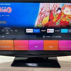 清掃動作確認済37型デジタルハイビジョンテレビリモコンコード付の画像