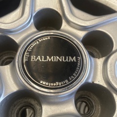 【寒くなる前に】スタッドレス 4本セット 195/65R15 PCD100　TOYO GARIT GIZ + BALMINUM 15インチホイールの画像