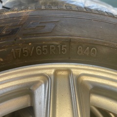 【寒くなる前に】スタッドレス 4本セット 195/65R15 PCD100　TOYO GARIT GIZ + BALMINUM 15インチホイールの画像
