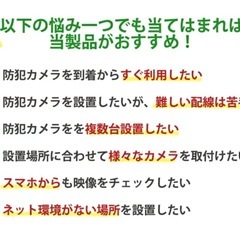 ワイヤレス防犯カメラの画像