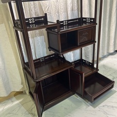 唐木組子の茶棚の画像