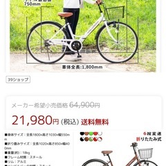 購入後3ヶ月の自転車の画像