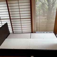 収納付シングルベッドフレーム（引き取り先決定いたしました）の画像