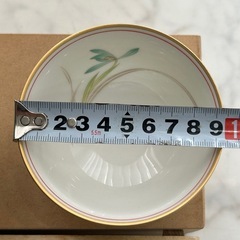 新品　保管品　香蘭社/蘭のひびき湯呑み揃え５客セット/グリーンの画像