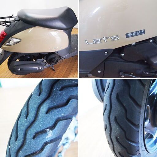 スズキ/SUZUKI レッツ Let's UZ50 CA4AA 原付 原動機付自転車 2021年 4796km 50cc (IA14)