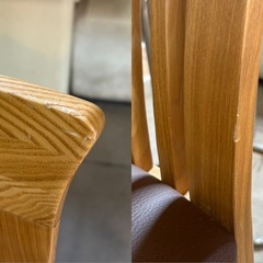 1脚1,100円　ダイニングチェア　椅子　4脚　中古品　ジャンクの画像