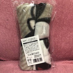 新品未開封　ミッキー　ワッペン付き　ブランケットの画像