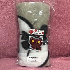 新品未開封　ミッキー　ワッペン付き　ブランケットの画像