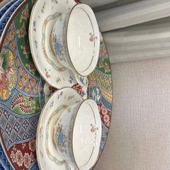 HOYA カップとお皿2個セット の画像