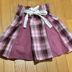 ★SWANKISS　ピンク系チェック セットアップ スカート　可愛い系　スワンキス の画像