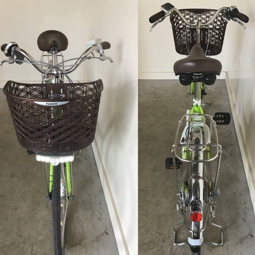 A-142〇(S)□岐阜発　②Panasonic/電動アシスト自転車/24インチ/走行確認/アシスト確認/充電器無し/バッテリー6.6Ah/現状品　R6.8/4□2.0