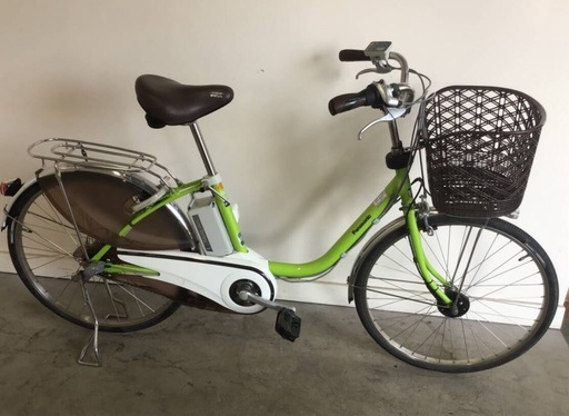 A-142〇(S)□岐阜発　②Panasonic/電動アシスト自転車/24インチ/走行確認/アシスト確認/充電器無し/バッテリー6.6Ah/現状品　R6.8/4□2.0