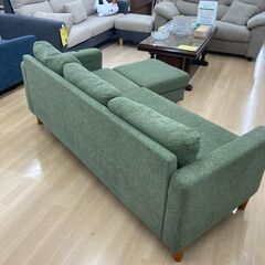 ★ジモティ割引あり★【リユースのサカイ野々市店】A-212　ソファー グリーン W(幅)170×D(奥行き)70×H(高さ)70cmの画像