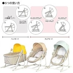 TOBOS ベビーバウンサー お昼ねチェアの画像