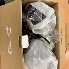 Car Headrest Monitor/ カーヘッドレストモニター x2 ブラックの画像