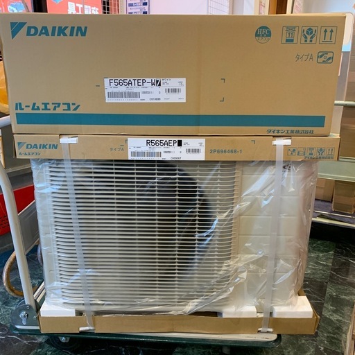 壁掛けエアコン【DAIKIN】【F565ATPE-W7 2025年製】