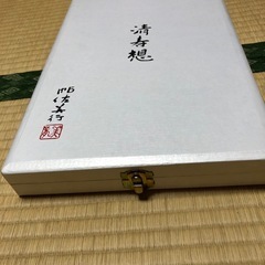 「清寿想」銘々皿 彫金　コースター 5枚 彫刻家 コレクション 飾り皿 箱付の画像