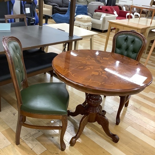 【トレファク ラパーク岸和田店】アンティーク調ダイニング3点セット　入荷しました。