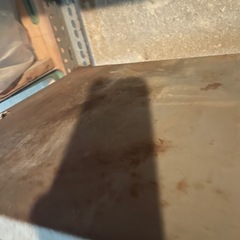 明日限定価格🥀業務用スチール棚　左右の高さが違います💦の画像