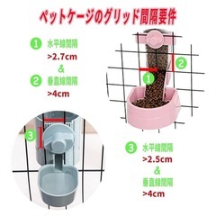 ペット用 自動給餌器 自動水飲み器の画像
