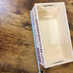 百均購入木の箱の画像