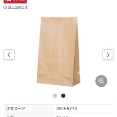 身晒し無地紙袋　1200個の画像
