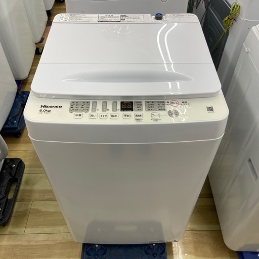 Hisense 6.0kg全自動洗濯機【リサイクルフカツ岡崎倉庫店】250926SM-20