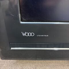 日立 Wooo UT32-MH700JB 32V型 液晶テレビモニター 通電確認済 Woooステーション要 地デジ未確認 リモコン無 現状品 HITACHIの画像