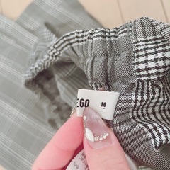 wego♡チェック柄　ボトムの画像