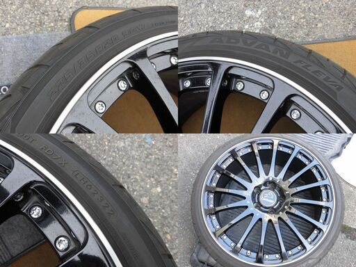 ★カールソン・1/16GT★225/35R20(20×8.5J +40) 245/35R20(20×10J +45) 114.3×5H　タイヤ付4本SET