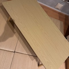 折りたたみテーブル ラポール（ナチュラル）
の画像