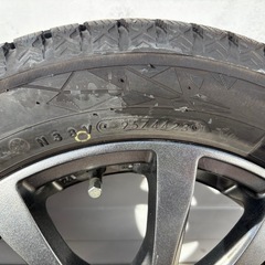 TOYO スタッドレスタイヤ 155/65R14 アルミホイール付き 4本セット 溝ありの画像