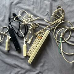延長コード　電源タップ　２M３口　１M４口　３M３口　1.5M ...