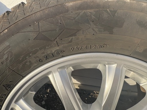 TOYO スタッドレスタイヤ 185/70R14 アルミホイール付き 4本セット 溝あり
