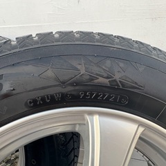 VIOLENTO アルミホイール 4本セット ＆ TOYO OBSERVE GIZ2 スタッドレスタイヤの画像