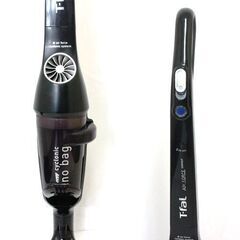 【JY-204】T-fal サイクロン式 コードレス スティッククリーナー エアフォースコンパクト TY8435 84 ブラックの画像