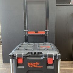 【引き取り限定】【未使用品】Milwaukee ミルウォーキー PACKOUT パックアウト キャリー式ツールボックス ◆長さ:約560mm×幅:約460mm×高さ:約650mmの画像