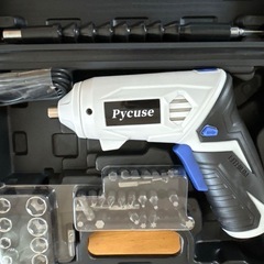新品未使用　電動ドライバー Pycuse 電動ドリル 変形可能 正逆転 の画像