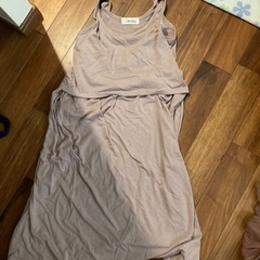 マタニティ授乳ワンピースの画像