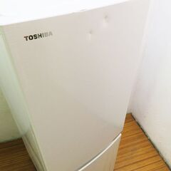 京都市内方面配達設置無料 東芝 2ドア冷蔵庫 153L 2018年製 GR-M15BS 一人暮らしに最適 HL02の画像