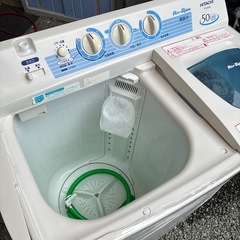 日立 二層式洗濯機 5kg の画像