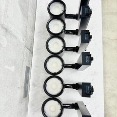 【超美品】ブラックスポットライト6個セットの画像